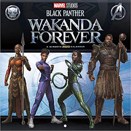 2023 Marvel Black Panther: Wakanda Forever Wall Calendar