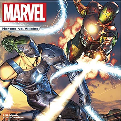 2023 Marvel Heroes vs. Villains Wall Calendar