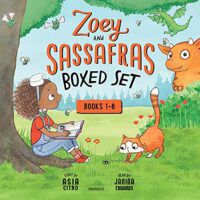 cover of zoey and sassafrass boxed set audiobook