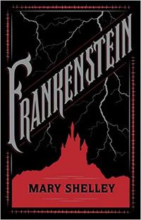 Frankenstein by Mary Shelley book cover