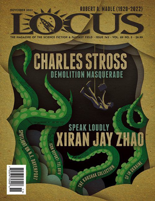 cover image of Locus Magazine's November 2022 issue cover