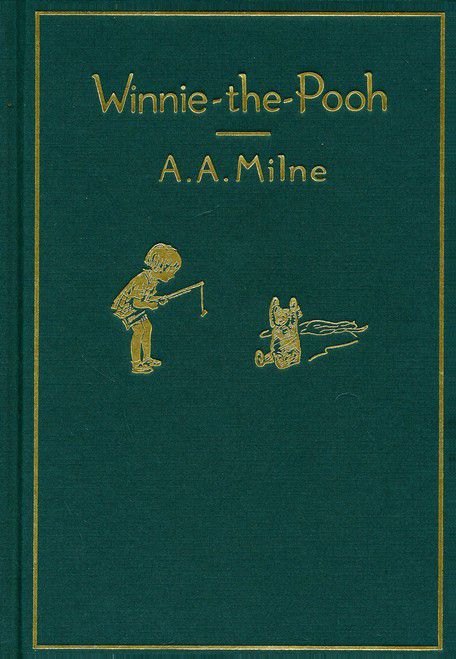 the cover of Winnie the Pooh by A.A. Milne in a hardcover gift edition
